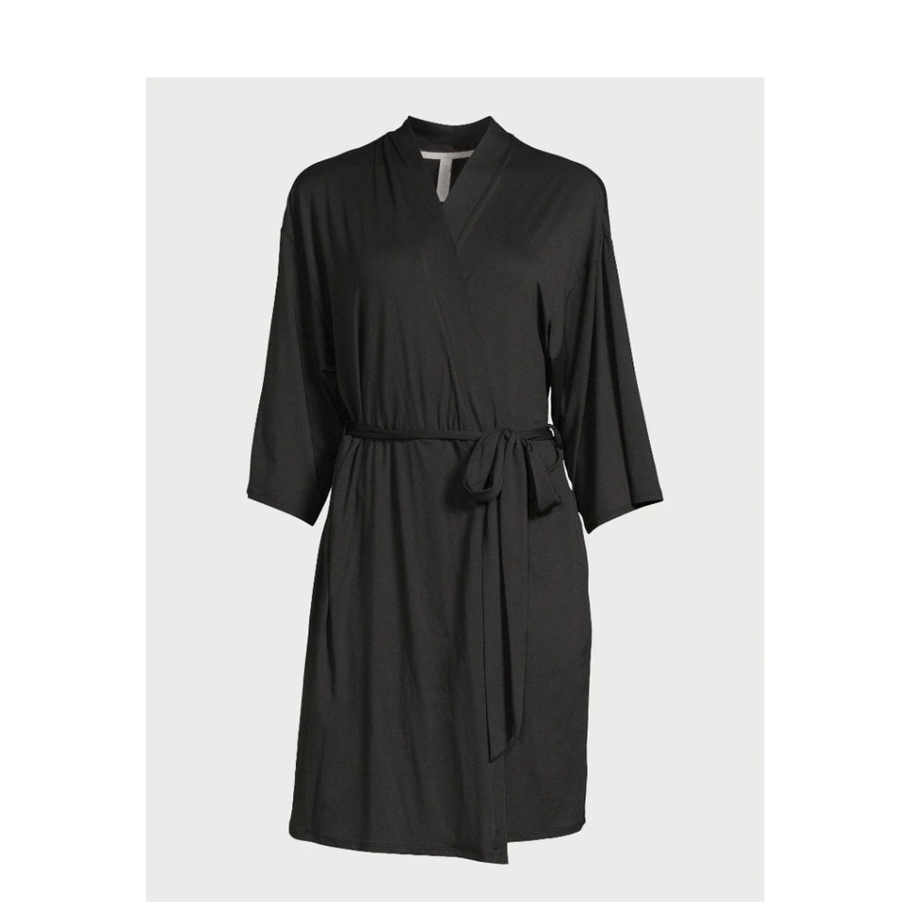 Joyspun knit robe